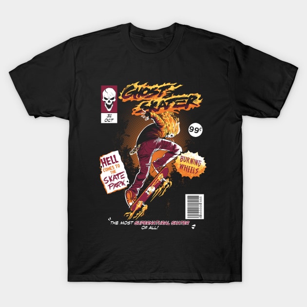 Ghost Skater T-Shirt by Gazola